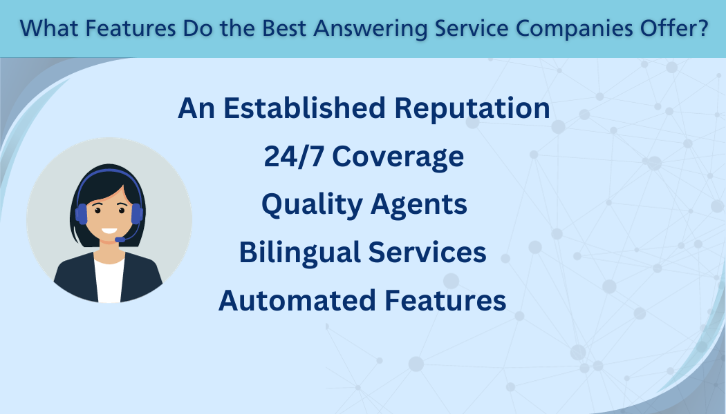 What features do the best answering services offer?