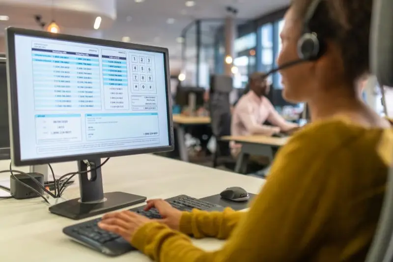 Person Engaging In Chat Support