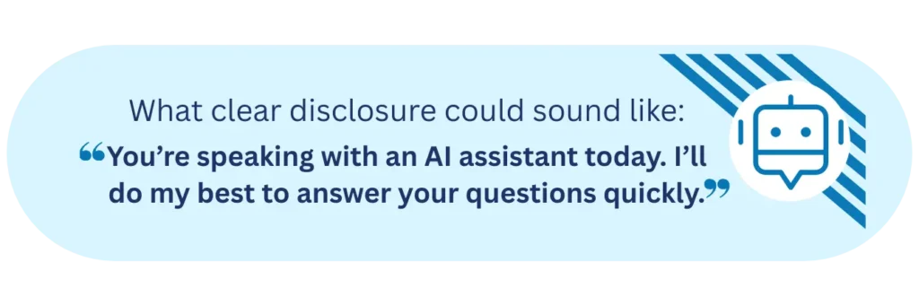 Ai Disclosure Example