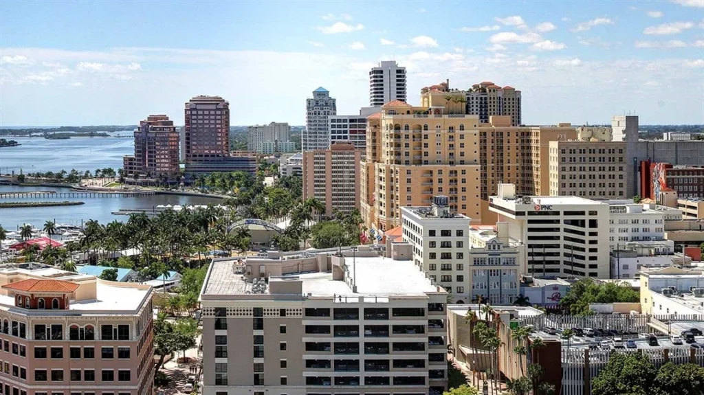 West Palm Beach South Waterfront Panorama
